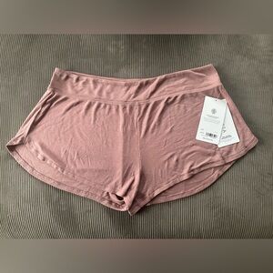 Athleta Women's Mauve Pink Sleep Shorts Large NWT